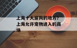 上海十大遛狗的地方？上海允许宠物进入的商场