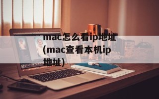 mac怎么看ip地址(mac查看本机ip地址)