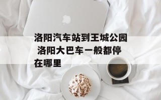 洛阳汽车站到王城公园 洛阳大巴车一般都停在哪里