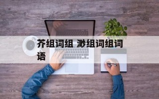 芥组词组 渺组词组词语