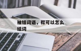 袖组词语，襟可以怎么组词