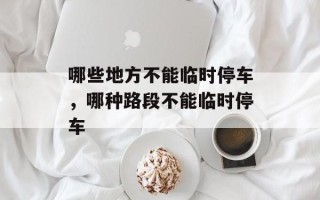 哪些地方不能临时停车，哪种路段不能临时停车
