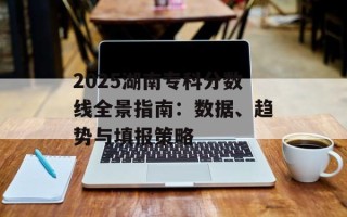 2025湖南专科分数线全景指南：数据、趋势与填报策略