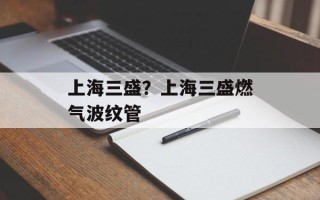 上海三盛？上海三盛燃气波纹管