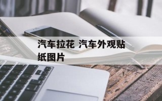 汽车拉花 汽车外观贴纸图片