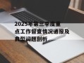 2025年第三季度重点工作督查情况通报及典型问题剖析