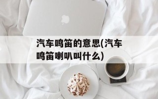 汽车鸣笛的意思(汽车鸣笛喇叭叫什么)