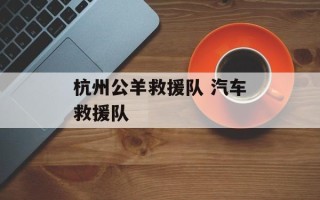 杭州公羊救援队 汽车救援队