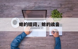螅的组词，螅的读音