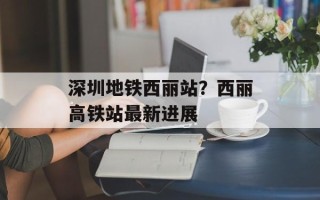 深圳地铁西丽站？西丽高铁站最新进展