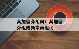 其加偏旁组词？其加偏旁组成新字再组词