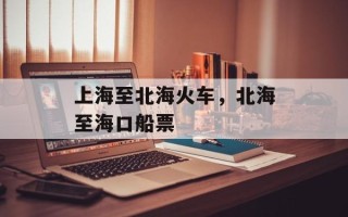 上海至北海火车，北海至海口船票
