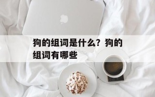 狗的组词是什么？狗的组词有哪些