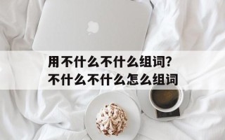 用不什么不什么组词？不什么不什么怎么组词