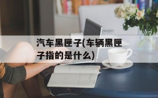 汽车黑匣子(车辆黑匣子指的是什么)