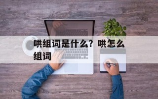 哄组词是什么？哄怎么组词
