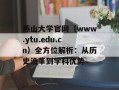 燕山大学官网（www.ytu.edu.cn）全方位解析：从历史沿革到学科优势