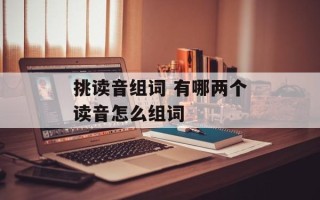 挑读音组词 有哪两个读音怎么组词