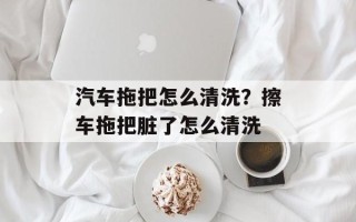 汽车拖把怎么清洗？擦车拖把脏了怎么清洗