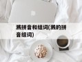 溅拼音和组词(溅的拼音组词)
