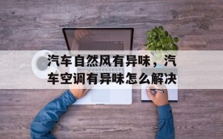 汽车自然风有异味，汽车空调有异味怎么解决