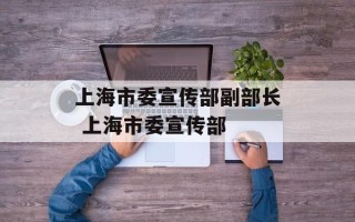 上海市委宣传部副部长 上海市委宣传部