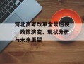 河北高考改革全景透视：政策演变、现状分析与未来展望