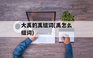 大禹的禹组词(禹怎么组词)