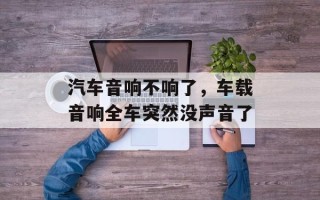 汽车音响不响了，车载音响全车突然没声音了