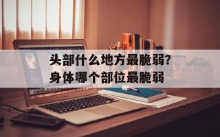 头部什么地方最脆弱？身体哪个部位最脆弱