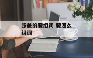 膝盖的膝组词 膝怎么组词
