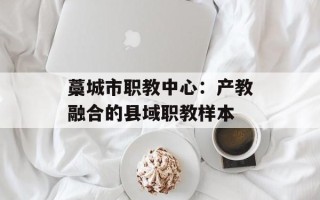 藁城市职教中心：产教融合的县域职教样本