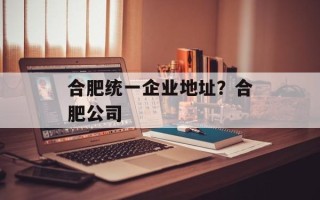 合肥统一企业地址？合肥公司