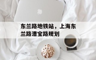 东兰路地铁站，上海东兰路漕宝路规划