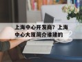 上海中心开发商？上海中心大厦简介谁建的