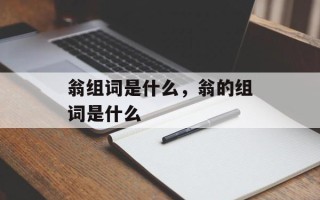翁组词是什么，翁的组词是什么