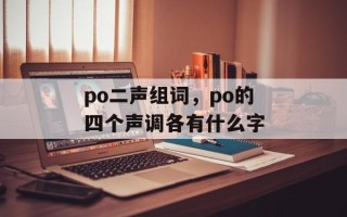 po二声组词，po的四个声调各有什么字