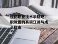沈阳职业技术学院吧：职教圈的真实江湖与成长指南