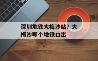 深圳地铁大梅沙站？大梅沙哪个地铁口出