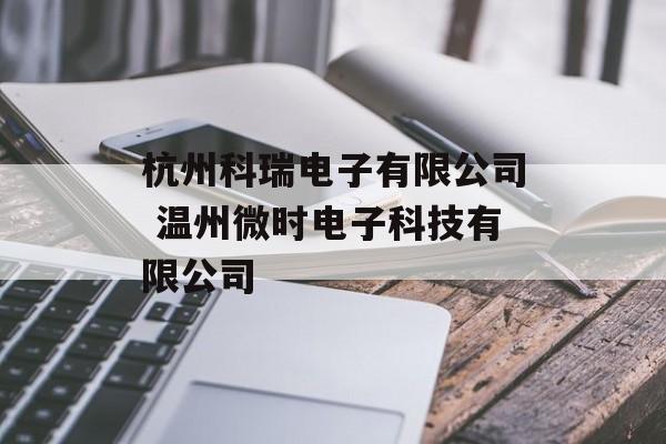 杭州科瑞电子有限公司 温州微时电子科技有限公司-第1张图片-
