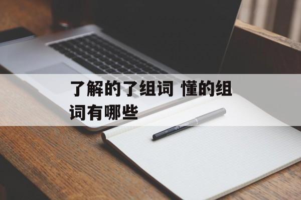 了解的了组词 懂的组词有哪些-第1张图片-